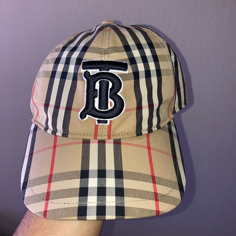 Burberry Plaid Baseball Hat